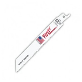 Segueta Super Sawzall 8/12 Dientes 6 Largo Corte Madera Milwaukee 48005091