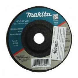 Disco Abrasivo Desbaste 4" X 5/8" X3/16" Makita 741402B 1