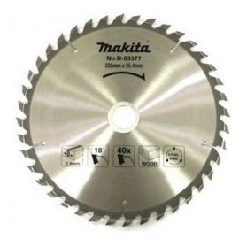 Disco Sierra Circular 9 1/4" 40 Dientes 5/8" Makita D03377 1