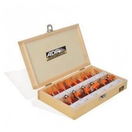 Brocas Para Router 15 Piezas Profesionales Adir 0159