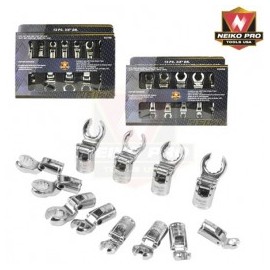 Dados Flexibles 3/8" Mm Cabeza Hexagonal 12 Piezas Neiko 03320B