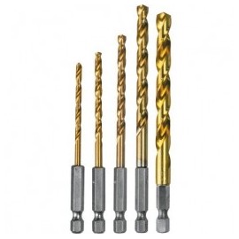 Brocas Zanco Hexagonal Para Taladro 5 Piezas Makita D35318 1