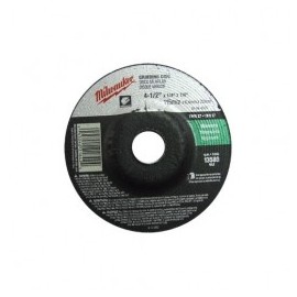 Disco Abrasivo 4-1/2" X 1/4" Orificio De Flecha 7/8" Milwaukee 49944570 1