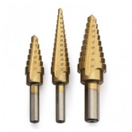 Broca Titanio Alta Velocidad 3 Piezas Neiko 10193A