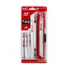 Segueta Sawzall Para Madera Y Metal Set 10 Pzas