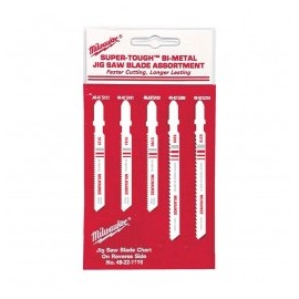 Juego De Seguetas Para Caladora Tipo 'T' 5 Pz