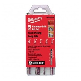 Brocas Para Concreto Juego De 5 Piezas Milwaukee 48208851