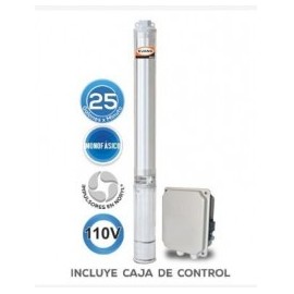Bomba Sumergible Monofásica Para Pozo Profundo 4" 25 Gpm Desca Evans Vsd425Me150F3