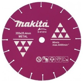 Disco De Diamante Corte De Metal 14" Makita D41414 1