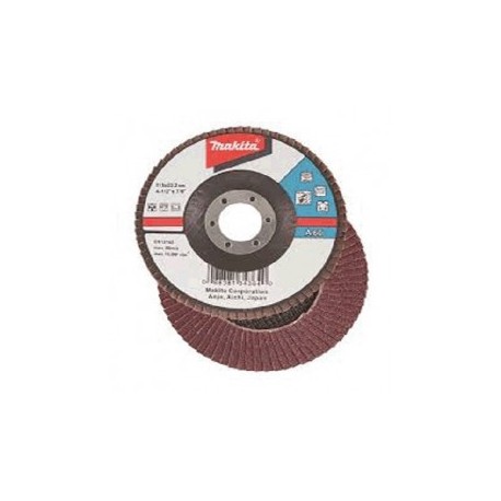 Disco Desbaste 4-1/2" G120 De Lija Con Soporte Textil Makita D32035 1