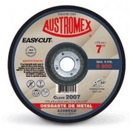 Disco Para Desbaste Metal 7" X 1/4" X 7/8" Austromex 2007
