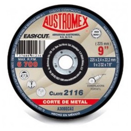 Disco Corte De Metal 9" Austromex 2116