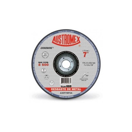 Disco Para Desbaste Metal 7" Austromex 555 Grindmore