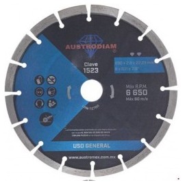 Disco Diamante Segmentado 9" Austromex 1523