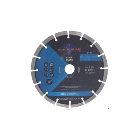 Disco Diamante Segmentado 9" Austromex 1523