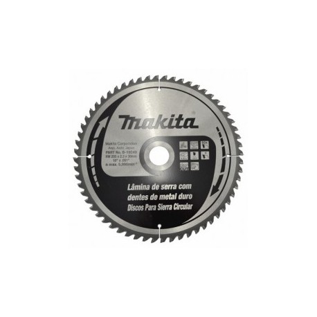Disco Sierra Circular 10" X 1 3/16" X 40 Dientes Makita B19233 1