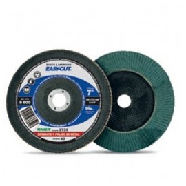 Disco Laminado Para Lijar Fino 7" Grano 40 Easy Cut Azul Austromex Aus2730-1