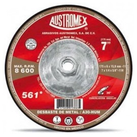 Disco Desbaste 7X1/4X5/8-11 8500 Rpm Austromex 561