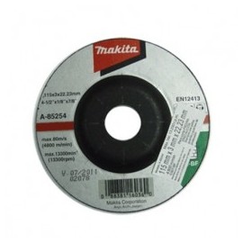 Disco Abrasivo Corte De Metal 4 1/2" Plano Makita B49535 1