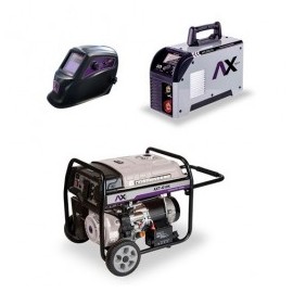 Generador Axt-G10K 10 Kw + Soldadora Inversora Axt-160Tbv