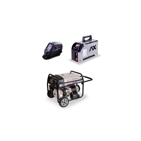 Generador Axt-G10K 10 Kw + Soldadora Inversora Axt-160Tbv