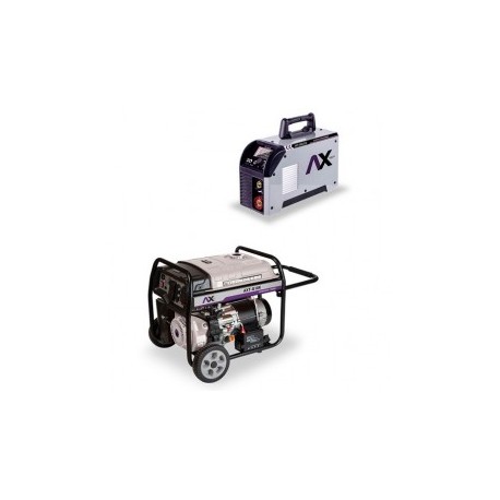 Generador Axt-G10K 10 Kw + Soldadora Inversora Axt-202Lcd