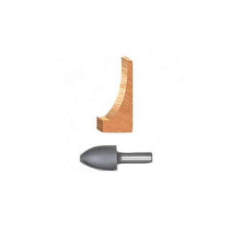 Broca 1-1/8 X 1-5/8 A X 1/2" Cove Para Panel Vertical Amana Ama54524 1