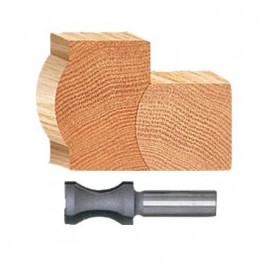 Broca 13/16 X 1-1/4 A X 1/4" Convex Zanco Amana Ama51580 1