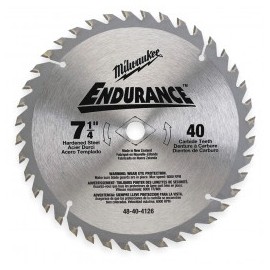 Sierra Circular 7-1/4" X 40 Dientes Fino Milwaukee 48400726