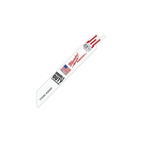 Segueta Super Sawzall 24 Dientes 6 Largo Corte Metal Delgado Milwaukee 48005186