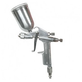 Pistola Para Pintar 1/4" Npt 5 Mm Hvlp Vaso Metalico California Machinery CALTELUX02