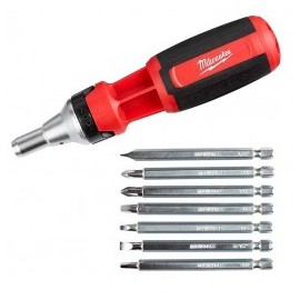 Desarmador Con Multipuntas 9 En 1 Milwaukee 48222322