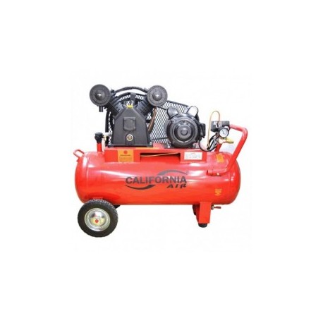 Compresor De Banda 2 Hp 70 Litros California Machinery Calqbm-Tb30-70L