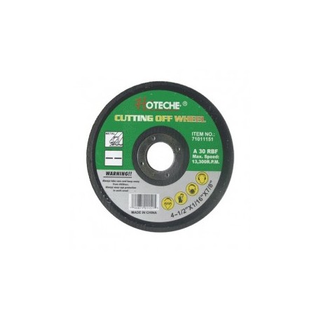 Disco Corte Metal 4-1/2" X 1/16" X 7/8" Hoteche Hp71011151