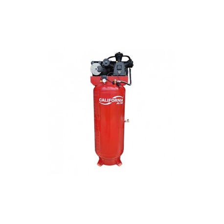 Compresor De Banda Vertical 4Hp 235 Litros 120Psi 110/220V 1 Fase California Machinery CALC235H
