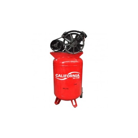 Compresor De Banda Vertical 1-1/2 Hp 96 Litros 120 Psi California Machinery CALC96TB11/2KIT