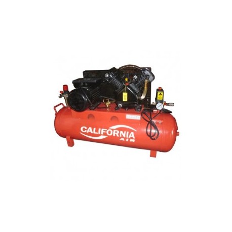 Compresor De Banda 3 Hp 80 Litros 110 Volts 115 Psi California Machinery CALEBG80