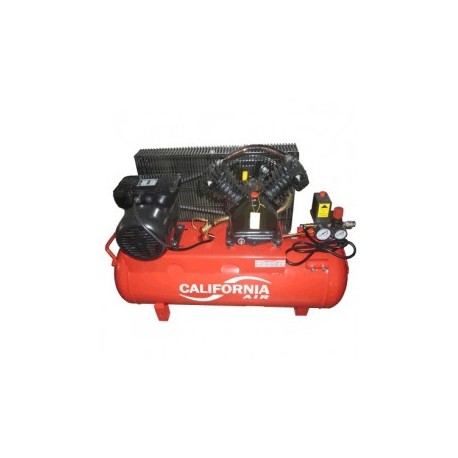 Compresor De Banda 3 Hp 80 Litros 110 Volts California Machinery CALEBV80KIT6
