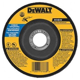 Disco De Desbaste 7" X 1/4" X 5/8" Con Adapatdor Dewalt 8456