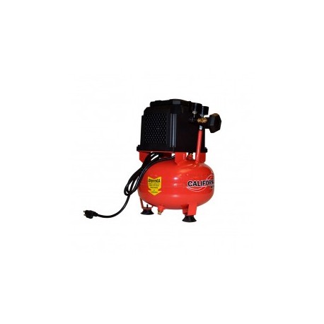Compresor 1/3 hp 6 litros 110V libre de aceite california machinery