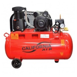 Compresor De Banda 3/4 Hp 50 Litros 127 Volts 60 Hz California Machinery CALQBM-TB03-50L