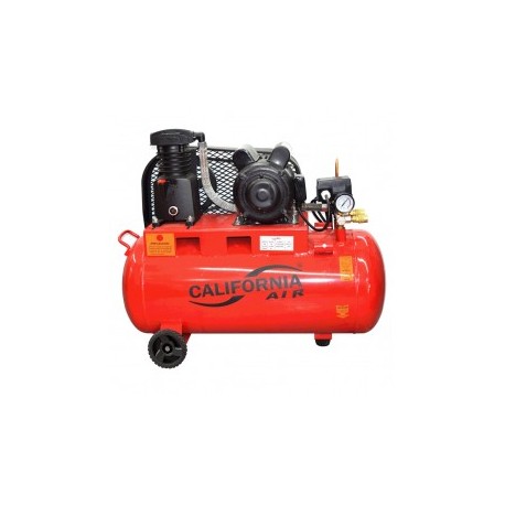Compresor De Banda 3/4 Hp 50 Litros 127 Volts 60 Hz California Machinery CALQBM-TB03-50L