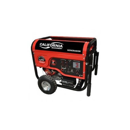 Generador 4,500 Watts 220-110 Volts 50-60 Hz 11 Hp Con Llantas California Machinery CALT5500ENS-2