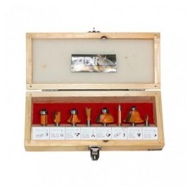 Brocas Para Router 8 Piezas Profesionales Adir 0158