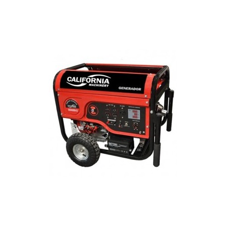 Generador 5,500W 13Hp 220-110 Volts 50-60Hz Encendido Electronico California Machinery CALT6500ENS-2