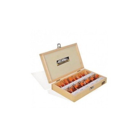 Brocas Para Router 15 Piezas Profesionales Adir 0159