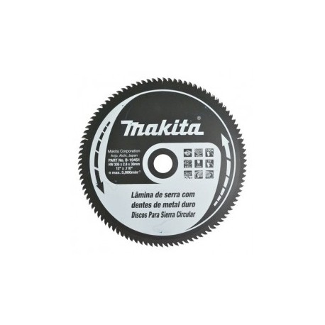 Disco Sierra Circular 10" X 1 3/16" X 80 Makita B19451