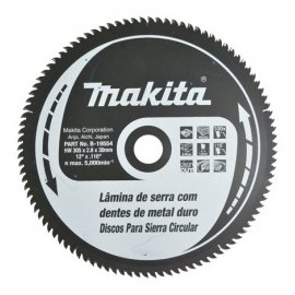 Disco Para Sierra Circular 12" X 1 3/16" X 100 Makita B19554