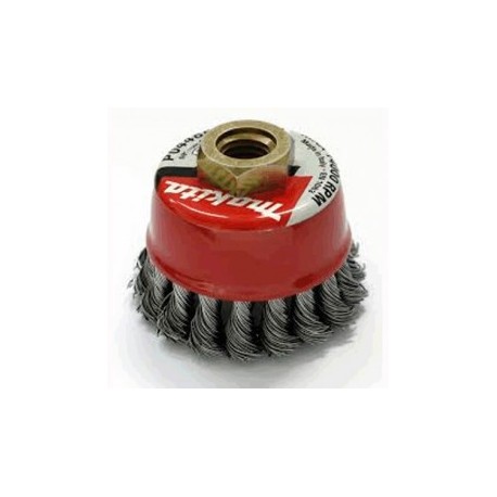 Cepillo Circular De Copa 4 Multi Roscas Trenzadas 5/8"-M14 Makita P04494