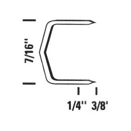 Grapas 1/4" (5,000) Bostitch Galvanizada Para 02245 B8-P Bostitch Stbstcr2115-1/4